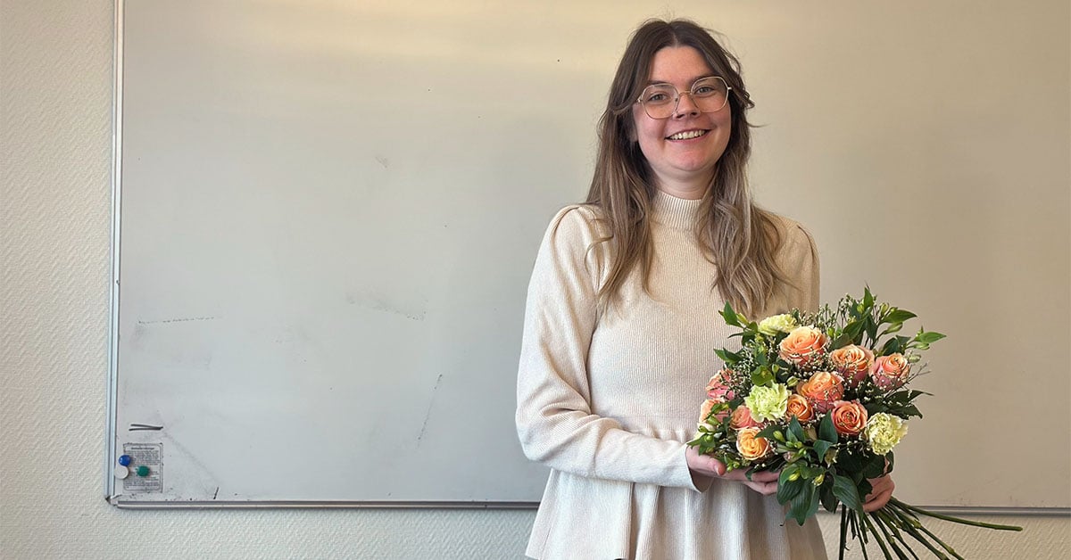Frida Eklund, floristlärare på Astar
